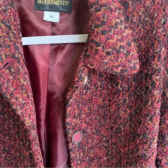 Vintage Women’s Blazer Jacket Requirements Made in USA Size 10 - Picture 3 of 8
